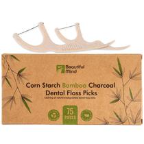 Palhetas de fio dental Beautiful Mind Organic Biodegradáveis Palhetas de fio dental Beautiful Mind Organic Biodegradáveis