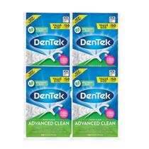 Palhetas de fio dental DenTek Triple Clean Advanced 150 unidades (pacote com 4) Palhetas de fio dental DenTek Triple Clean Advanced 150 unidades (pacote com 4)