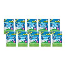 Palhetas de fio dental DeTek Triple Clean Advanced Clean, sem quebrar e sem rasgar, 150 unidades (pacote com 10)
