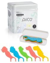 Palhetas de fio dental PIICO No Flavor Kids 150 Homebox Dino
