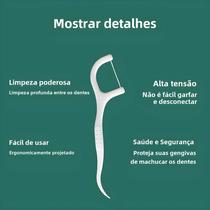 Palhetas de Fio Dental Ultrafinas (300 Peças) - Com Saco Zip