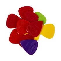 Palhetas De Guitarra Alice De Nylon Antiderrapantes Pretas E Brancas, 10 Peças, Com Superfície Palhetas De Guitarra Alice De Nylon Antiderrapantes Pretas E Brancas, 10 Peças, Com Superfície