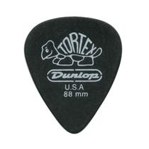 Palhetas de guitarra Dunlop 488R.88 Tortex Pitch Black 0,88 mm, pacote com 72