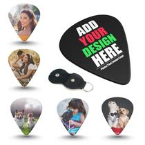 Palhetas de guitarra EastSail, pacote com 6, personalizadas e personalizadas com foto