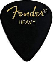 Palhetas de guitarra Fender Classic Celluloid 351 Shape Heavy, pacote com 144