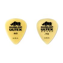 Palhetas de guitarra JIM DUNLOP Standard 6,0 mm, pacote com 6 e 0,73 mm, pacote com 6 Palhetas de guitarra JIM DUNLOP Standard 6,0 mm, pacote com 6 e 0,73 mm, pacote com 6