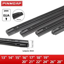 Palhetas De Limpador De Para-brisa Universal Para Carros, Faixas De Borracha Natural Para 14" -