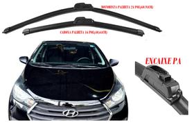 Palhetas de Limpador de Parabrisa Hb20 2013 2014 2015 2016 2017 2018 2019 Par de Palhetas Dianteiras