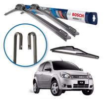 Palhetas Dianteira E Traseira Limpardor de Parabrisa Bosch Ford Ka 2002 A 2010 Palhetas Dianteira E Traseira Limpardor de Parabrisa Bosch Ford Ka 2002 A 2010