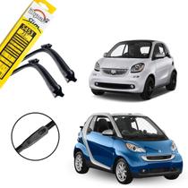 Palhetas Dyna Slim Plus p/ Smart Fortwo - Kit 2 Pretas