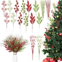 Palhetas e sprays de Natal Thiccywoov 100 unidades vermelho/verde Palhetas e sprays de Natal Thiccywoov 100 unidades vermelho/verde