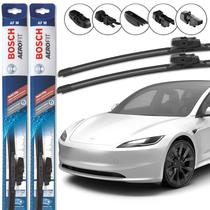 Palhetas Limpa Parabrisa Chuva Original Bosch Tesla Model 3