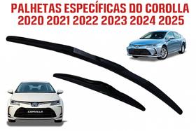 Palhetas Limpador de parabrisa dianteiro Silicone, ESPECIFICA, Corolla 2020 2021 2022 2023 2024 2025