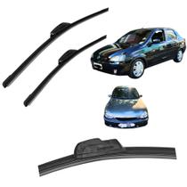Palhetas Limpador de Parabrisa SILICONE CORSA 2006 2007 2008 2009 2010 2011 2012 Palhetas Dianteiras