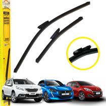 Palhetas Limpador Parabrisa Slim Blade Peugeot 208 e 2008 Palhetas Limpador Parabrisa Slim Blade Peugeot 208 e 2008