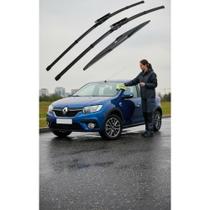 Palhetas Limpador Sandero 2015-2023 Silicone Premium