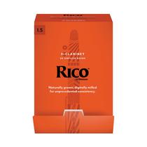 Palhetas para clarinete D'Addario Woodwinds Rico Bb Strength 1.5, pacote com 50