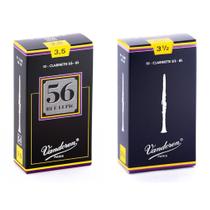 Palhetas para clarinete Vandoren Bb Strength 3.5 Rue Lepic & Trad 10 Palhetas para clarinete Vandoren Bb Strength 3.5 Rue Lepic & Trad 10
