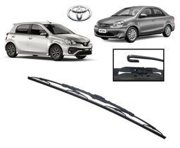 Palhetas para Limpador de Parabrisa Dianteiro para Toyota Etios Hatch e Sedan