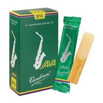 Palhetas para saxofone alto Vandoren JAVA Strength 3.5 (caixa com 10)