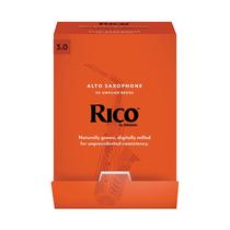 Palhetas para saxofone D'Addario Woodwinds Rico Alto Sax Strength 3.0
