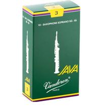 Palhetas Sax Soprano 3,0 Vandoren Java SR303 Caixa c/10 Unid