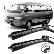 Palhetas Silicone Limpador Parabrisa 20" 18" Kia Besta 1998.../2005