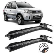 Palhetas Silicone Limpador Parabrisa Ecosport 2005 Até 2012