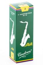 Palhetas Vandoren JAVA Strength 3 para Saxofone Tenor (Caixa com 5)