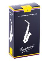 Palhetas Vandoren Traditional para Saxofone Alto - Resistência 3 (10 Unidades) Palhetas Vandoren Traditional para Saxofone Alto - Resistência 3 (10 Unidades)