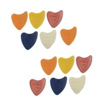 Palhetas Violão Nylon Rouxinol Com 12 unidades 0,50mm e 0,75mm