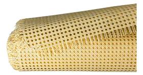 Palhinha Indiana Rattan Sextavada Tela Natural 30m X 50cm