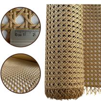 Palhinha Indiana Sextavada Natural Tela Rattan Mel 50x80cm