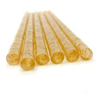 Palhinhas de fibra de agave, bamboorgânicas, pacote com 250, biodegradáveis