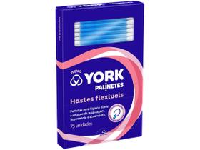 Palinetes Hastes Flexíveis Algodão 75 Unidades - York