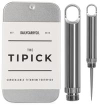 Paliteiro DAILYCARRYCO. TiPick Titanium portátil Paliteiro DAILYCARRYCO. TiPick Titanium portátil