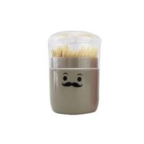 Paliteiro de acrílico c/ palitos mesa churrasco bege