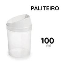 Paliteiro Porta Palitos Dente Mesa Cozinha Plástico 100ml Paliteiro Porta Palitos Dente Mesa Cozinha Plástico 100ml