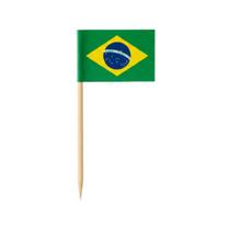 Palitinhos Bandeira Brasil Decoração Copa do Mundo - 100 Un