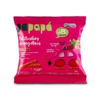 Palitinhos de Vegetais Fase Dentição de Beterraba e Grão de Bico Papapá 20g Palitinhos de Vegetais Fase Dentição de Beterraba e Grão de Bico Papapá 20g