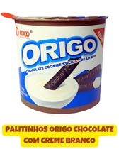 PALITINHOS ORIGO CHOCOLATE COM CREME BRANCO 40g PALITINHOS ORIGO CHOCOLATE COM CREME BRANCO 40g
