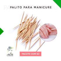 Palito bambu ponta e chanfro 15 cm pacote c/ 50 unidades