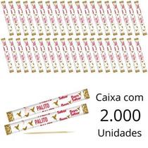 Palito Bom Sabor Em Sachê Descartável Caixa Com 2000 Unidades Para Hotel Pousada Restaurante