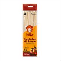 Palito churrasco Billa de bambu com 50 unidades