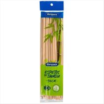 Palito churrasco Bompack 30cm com 50 unidades