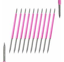 Palito De Aço Inox Slim Cutelaria Rosa Esterilizável 10un