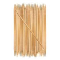 Palito de bambu para unhas 2 pontas 100 Unidades