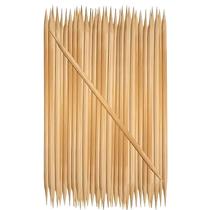 Palito de Bambu Ponta/Chanfro Sustentável e Sofisticado Resistente Alta Qualidade Pacote Com 50 Unidades