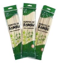 Palito De Bambu Tratado Espeto P/ Churrasco 25cm - 500 Und. Palito De Bambu Tratado Espeto P/ Churrasco 25cm - 500 Und.