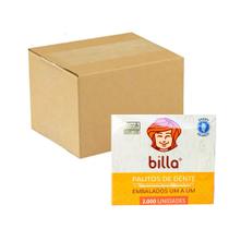 Palito De Dente De Bambu Embalados Indiv C 2000 Kit 12